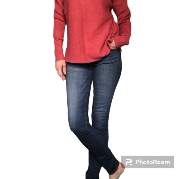 Abercrombie & Fitch 6L 28/33 Mid rise Skinny stretch Blue Jeans - Picture 1 of 10